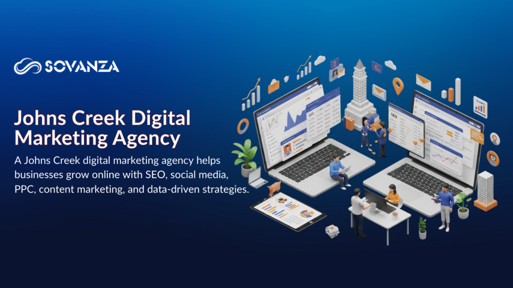 Digital marketing agency in Johns Creek helping local businesses grow online.