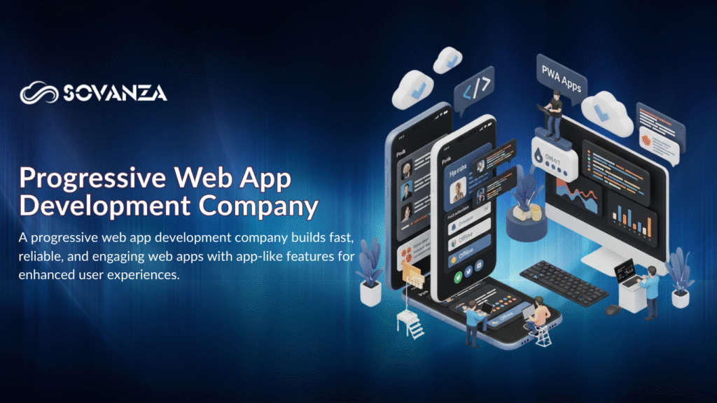 “Progressive Web App Development Company creating high-performance PWAs.”